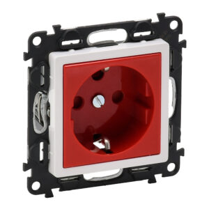 Valena Life Schutzkontaktsteckdose Codiert Farbe: Rot Legrand 753131