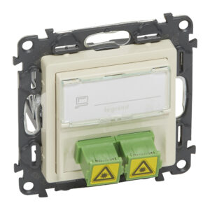 Valena Life SC/APC Fibre Optic Farbe: Mandelweiß Legrand 753230