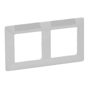 Valena Life 2-fach Rahmen mit Beschriftungsfeld Farbe: Ultraweiß Legrand 754012