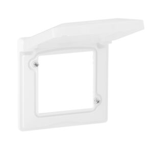 Valena Life 1-fach Rahmen IP44 mit Klappdeckel Farbe: Ultraweiß Legrand 754021