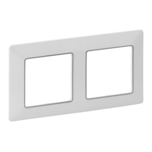 Valena Life 2-fach Rahmen Farbe: Ultraweiß/Chrom Legrand 754032