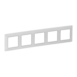 Valena Life 5-fach Rahmen Farbe: Ultraweiß/Chrom Legrand 754035