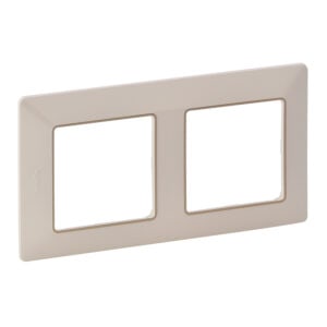 Valena Life 2-fach Rahmen Farbe: Mandelweiß/Gold Legrand 754062