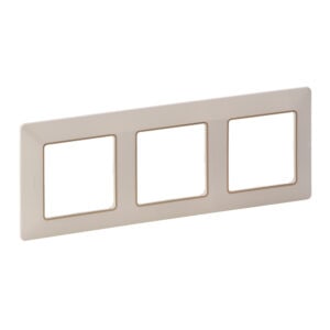 Valena Life 3-fach Rahmen Farbe: Mandelweiß/Gold Legrand 754063