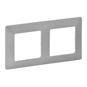 Valena Life 2-Fach Rahmen Aluminium Legrand 754132
