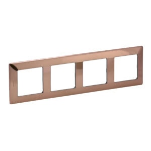 Valena Life 4-Fach Rahmen Kupfer Legrand 754164