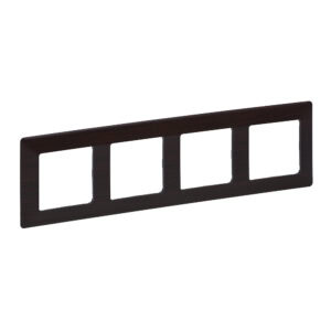 Valena Life 4-Fach Rahmen Dark Wood Legrand 754174