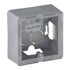 Valena Life Aufputz-Gehäuse 1-fach Farbe: Aluminium Legrand 754211