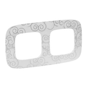 Valena Allure 2-Fach Rahmen Chromestyle Legrand 754342