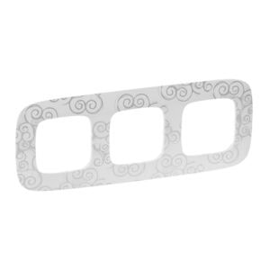 Valena Allure 3-Fach Rahmen Chromestyle Legrand 754343