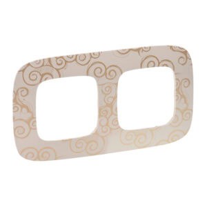 Valena Allure 2-Fach Rahmen Goldstyle Legrand 754352