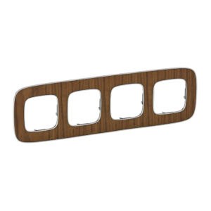 Valena Allure 4-Fach Rahmen Walnuss Legrand 754464