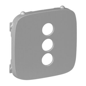 Valena Allure Abdeckung für 3-fach RCA . Farbe: Aluminium Legrand 754727