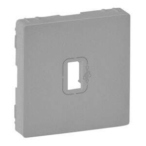 Valena Life Abdeckung für  USB-Dose: Aluminium Legrand 754752