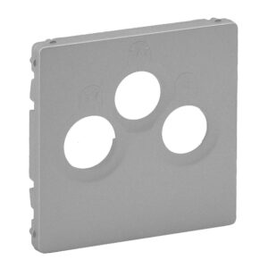 Valena Life Abdeckung für TV+R-SAT. Farbe: Aluminium Legrand 754792