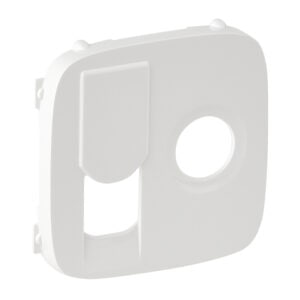 Valena Allure Abdeckung für TV+RJ45 Einsatz (KAT6 UTP). Farbe: Ultraweiß Legrand 754835