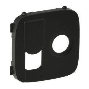 Valena Allure Abdeckung für TV+RJ45 Einsatz (KAT6 UTP). Farbe: Schwarz Legrand 754838
