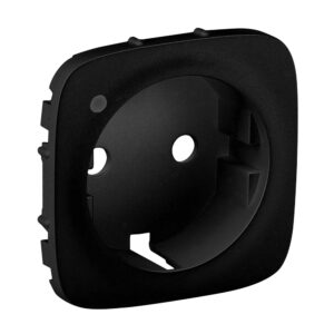 Valena Allure Abdeckung Schutzkontaktsteckdose LED Farbe: Schwarz Legrand 754858