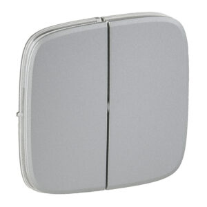 Valena Allure Wippe Serien- und Doppelwechselschalter Farbe: Aluminium Legrand 755027