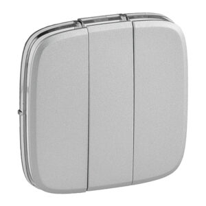 Valena Allure Wippe 3-fach Schalter Farbe: Aluminium Legrand 755037
