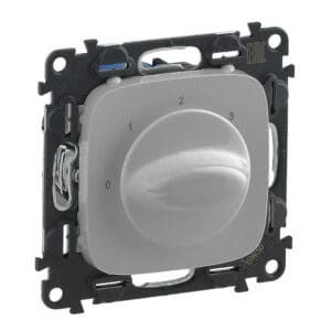 Valena Allure Drehschalter 0-1-2-3 Farbe: Aluminium Legrand 755177