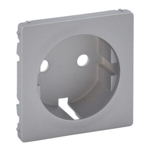 Steckdosen-Abdeckung für das Schalterprogramm VALENA LIFE, Farbe: Aluminium Legrand 755202