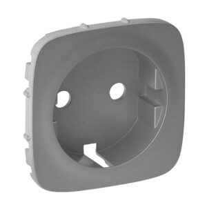 Steckdosen-Abdeckung für das Schalterprogramm VALENA ALLURE, Farbe: Aluminium Legrand 755207