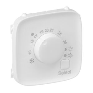 Valena Allure elektronisches Raumthermostat  Farbe: Ultraweiß Legrand 755315
