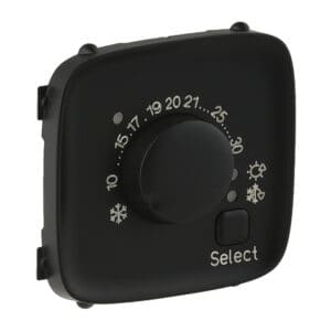 Valena Allure elektronisches Raumthermostat  Farbe: Schwarz Legrand 755318