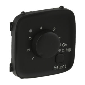 Valena Allure Abdeckung Fußboden-Thermostat Farbe: Schwarz Legrand 755328