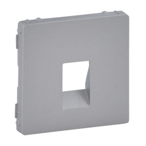 Valena Life Abdeckung für Lautsprecherdose mit Federklemmen. Farbe: Aluminium Legrand 755362