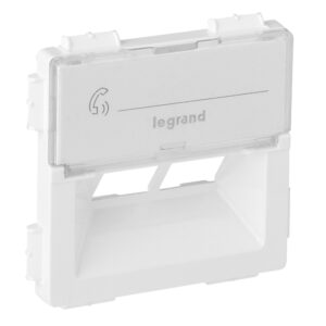 Valena Life Abdeckung für Rutenbeck 2xRJ45, Kategorie 5E, UTP. Farbe Ultraweiß Legrand 755380