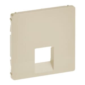 Valena Life Abdeckung RJ11/RJ45 1-fach Farbe: Mandelweiß Legrand 755411
