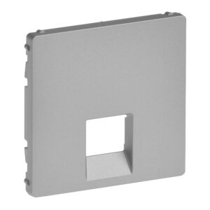 Valena Life Abdeckung RJ11/RJ45 1-fach Farbe: Aluminium Legrand 755412