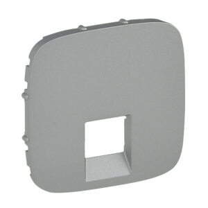 Valena Allure Abdeckung RJ11/RJ45 1-fach Farbe: Aluminium Legrand 755417