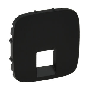 Valena Allure Abdeckung RJ11/RJ45 1-fach Farbe: Schwarz Legrand 755418
