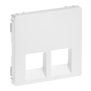 Valena Life Abdeckung RJ11/RJ45 2-fach Farbe: Ultraweiß Legrand 755420