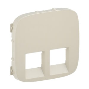 Valena Allure Abdeckung RJ11/RJ45 2-fach Farbe: Mandelweiß Legrand 755426