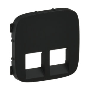 Valena Allure Abdeckung RJ11/RJ45 2-fach Farbe: Schwarz Legrand 755428