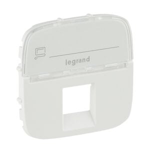 Valena Allure Abdeckung RJ11/RJ45 mit Beschriftungsfeld 1-fach Farbe: Ultraweiß Legrand 755475