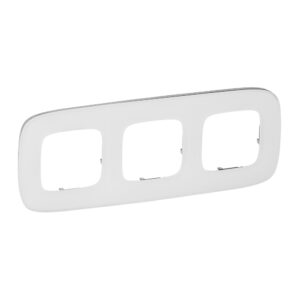 Valena Allure 3-Fach Rahmen White Glass Legrand 755543