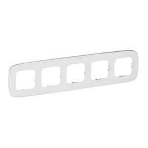 Valena Allure 5-Fach Rahmen White Glass Legrand 755545