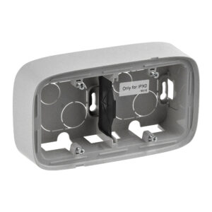 Valena Allure Aufputz-Gehäuse 2-fach Farbe: Aluminium Legrand 755572