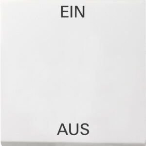 Wippe Aufdruck EIN/AUS System 55 Reinweiß Gira 861403
