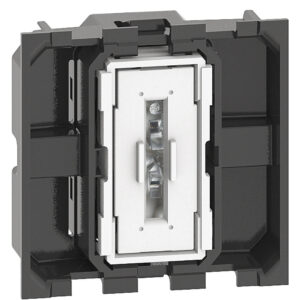 LivingNow Schließertaster mit Steckklemmen in 2-moduliger Ausführung Bticino K4005M2A