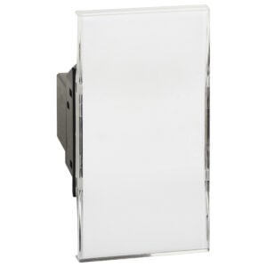 LivingNow 2-moduliger Taster 12V AC mit Namenschild und LED-Beleuchtung Bticino K4040V12
