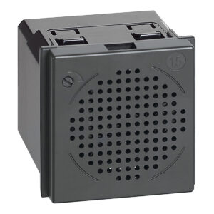 LivingNow 2-moduliges elektronisches Läutwerk 12V AC mit 3 Melodien Bticino K4355V12