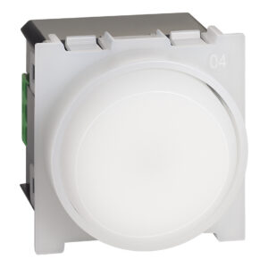 LivingNow 2-modulige LED-Leuchte zum Herausnehmen; Schaltet bei Stromausfall ein Bticino K4380