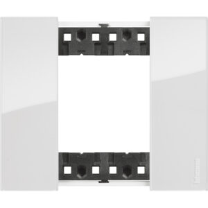 LivingNow Abdeckrahmen 2-modulig in der Farbausführung Ice Bticino KA4802DW