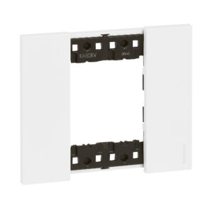LivingNow Abdeckrahmen 2-modulig in der Farbausführung White Bticino KA4802KW